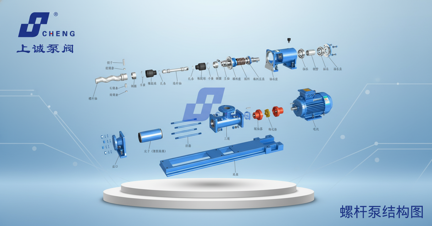 螺杆泵性能特点、结构解析与常见故障处理指南｜上海上诚泵阀