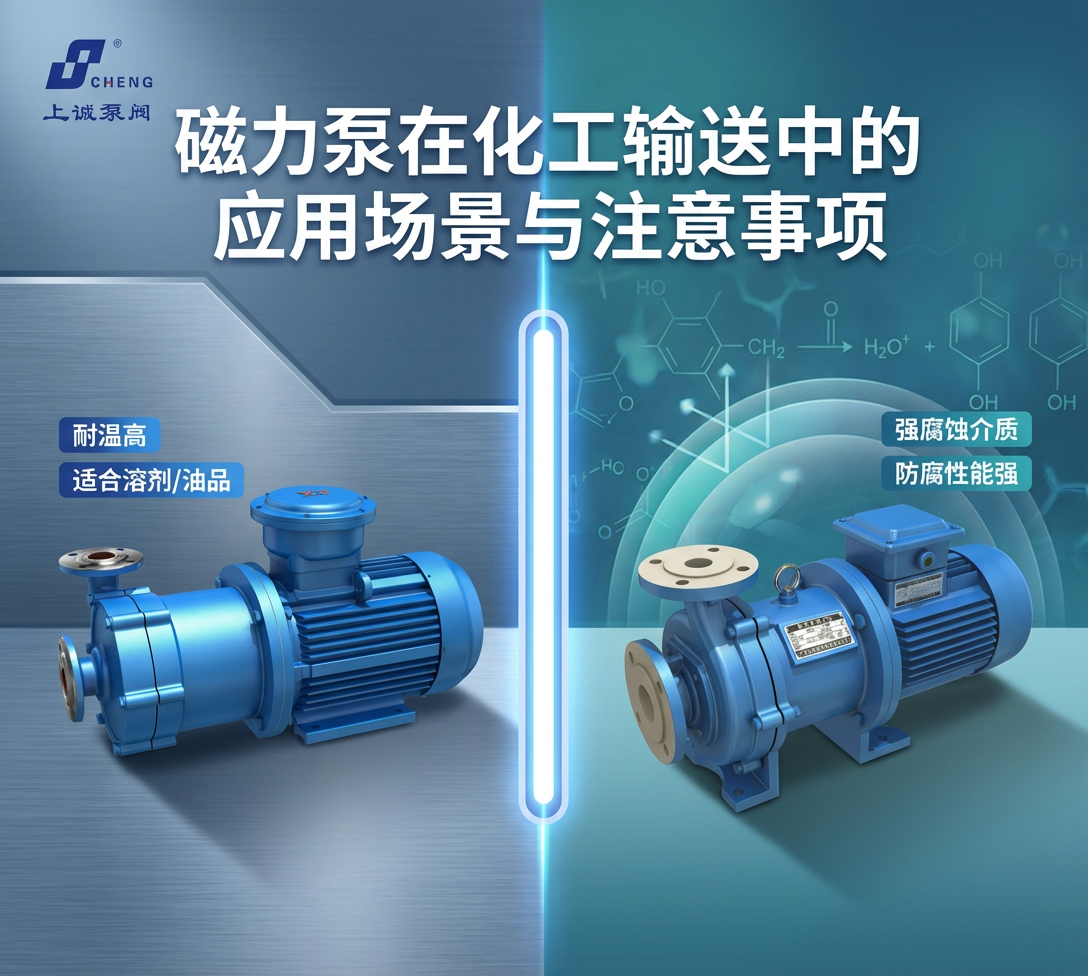 磁力泵在化工输送中的应用场景与注意事项