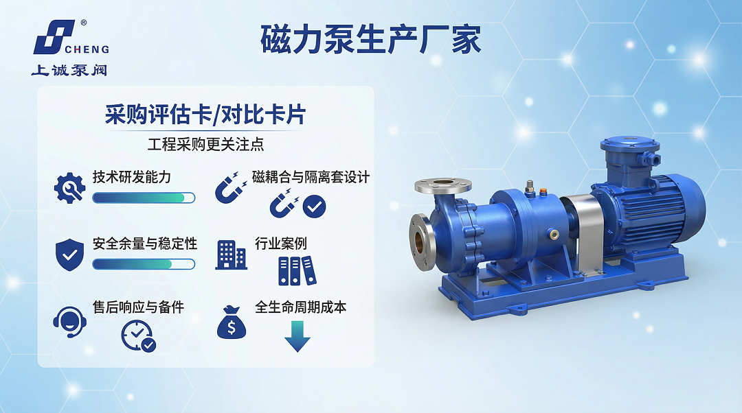 磁力泵生产厂家哪家好？选购注意事项与参数参数对比指南