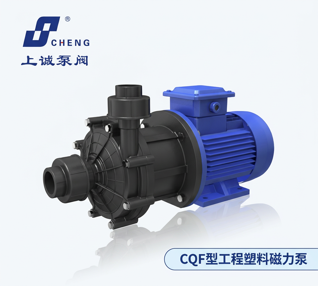 CQF型工程塑料磁力泵选型时需要注意的事项及参数解析
