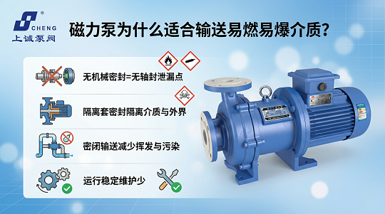 磁力泵输送易燃易爆介质安全吗？化工行业安全输送解决方案