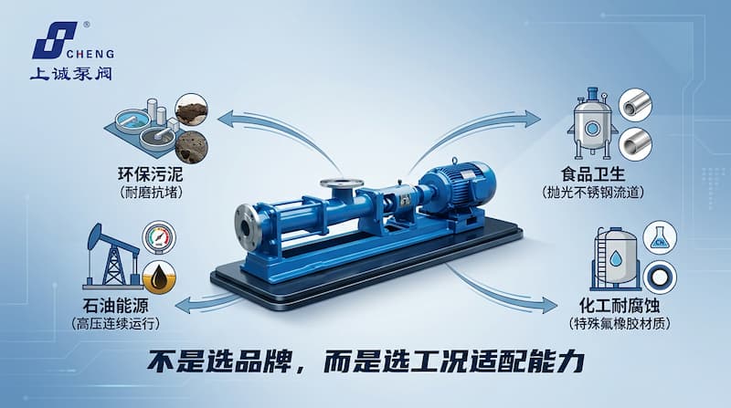 螺杆泵选哪家更靠谱？稳定性判断标准与厂家选择指南｜上海上诚泵阀