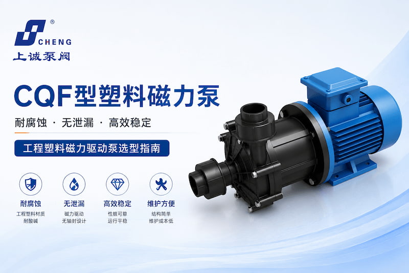 CQF型塑料磁力泵选型指南 | 工程塑料磁力驱动泵特点与应用解析