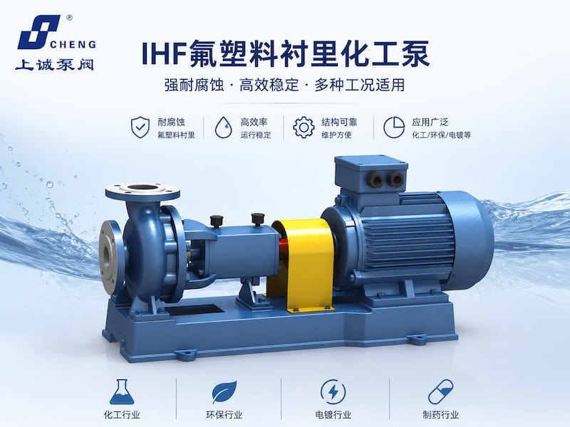 IHF氟塑料衬里化工泵选型指南 | 结构特点与强腐蚀介质应用解析