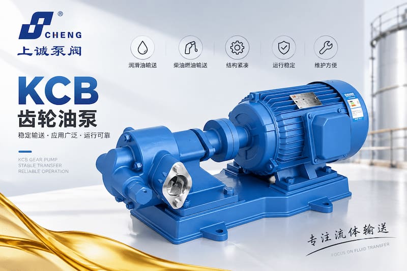KCB齿轮油泵怎么选？型号、流量、压力与输送介质选型指南