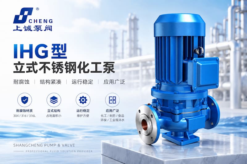 IHG型立式不锈钢化工泵怎么选？流量扬程、材质与应用说明
