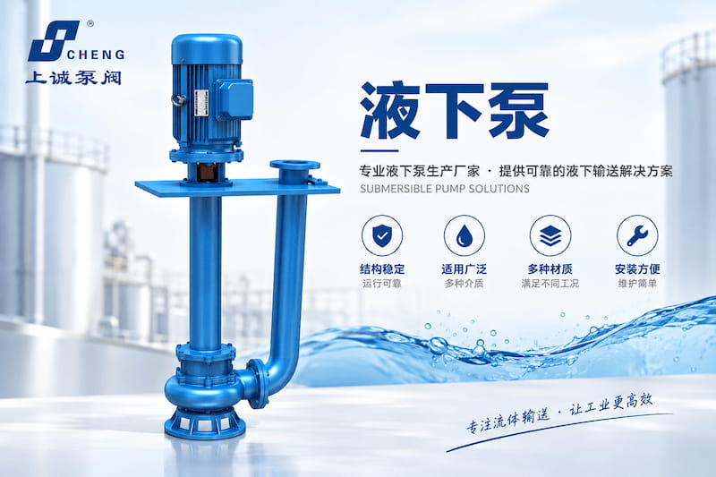 液下泵生产厂家怎么选？常用型号与选型方法｜上海上诚泵阀